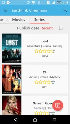 Earthlink Cinemana android App screenshot 1